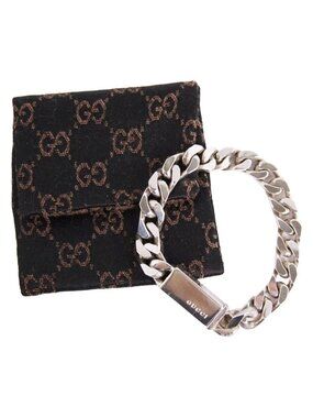 Gucci Bracelet Chain 925 Sterling Silver Italy